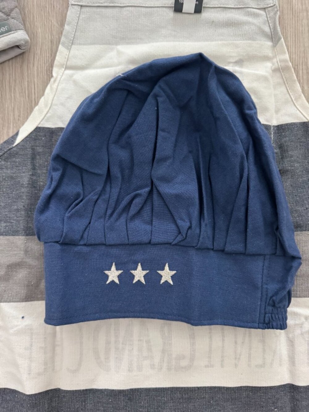 WINKLER Petit Ange Kids Chef Set Apron Hat Glove NWT - Picture 13 of 15